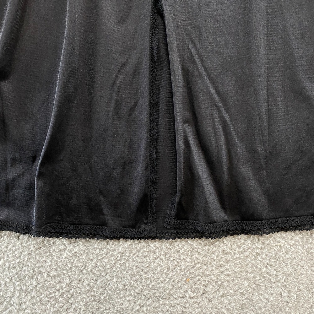 Vanity Fair Maxi Slip Dress Womens Medium Y2K Vintage USA Made Whimsigoth Lace - Picture 11 of 13